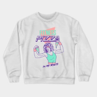 Fitness Pizza Crewneck Sweatshirt